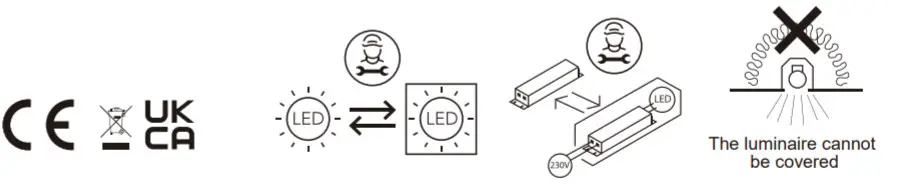 ROBUS RCT6CCT3 01 Downlight Cavan LED COB Tilt Dimmable - icon