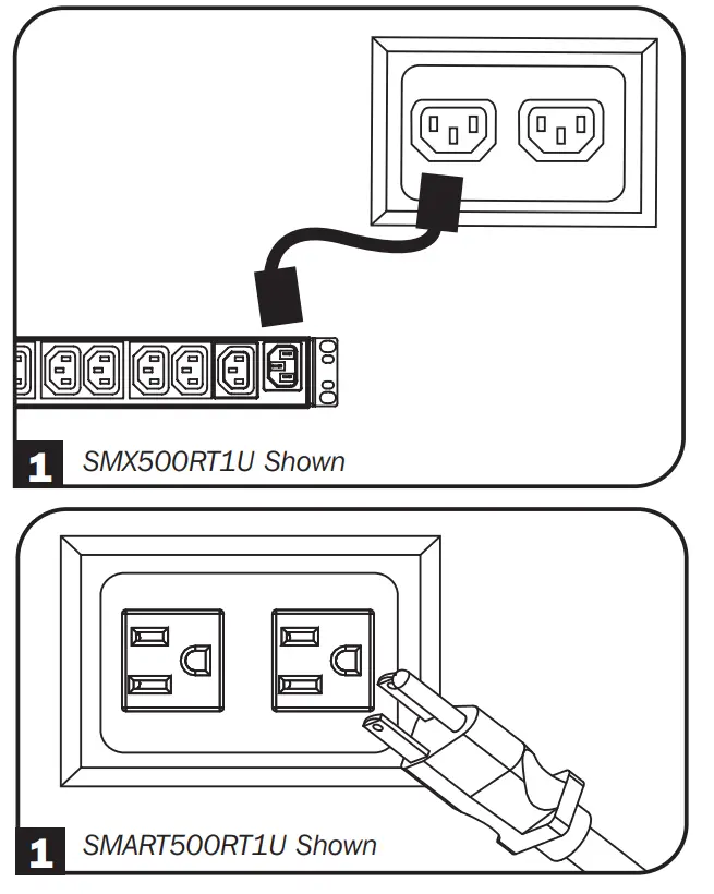 TRIPP LITE SMX500RT1U SmartPro 1U Rack Mount - Plug