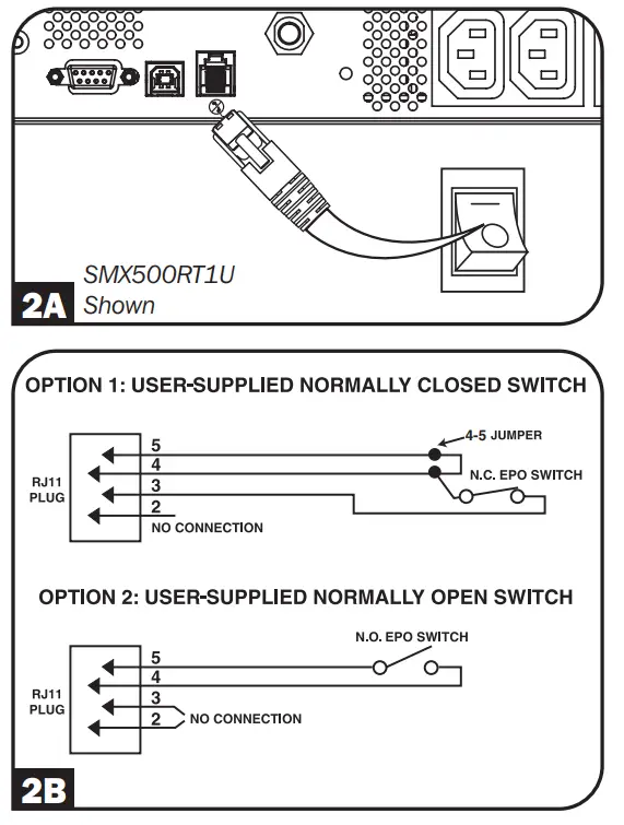 TRIPP LITE SMX500RT1U SmartPro 1U Rack Mount - cable 2