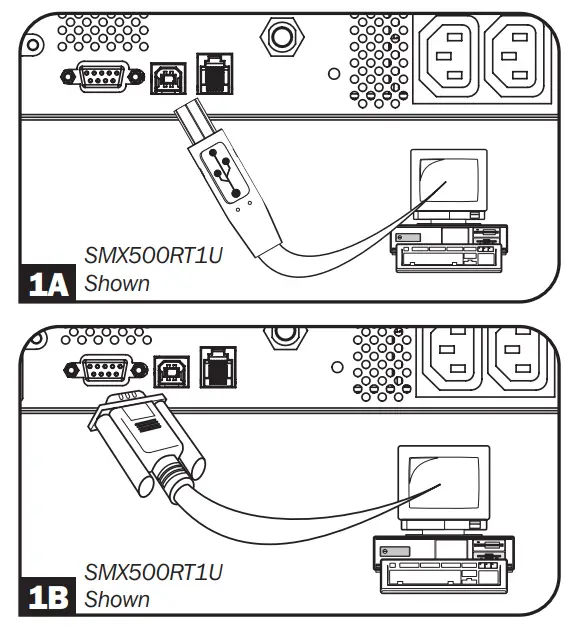 TRIPP LITE SMX500RT1U SmartPro 1U Rack Mount - cable