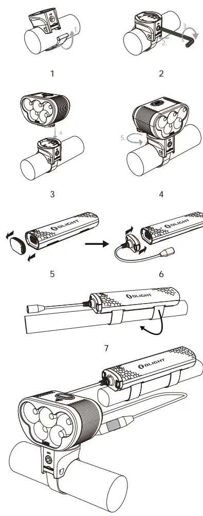 OLIGHT RN 3500 Bike Light-fig1