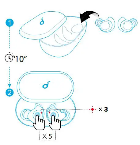Soundcore Spirit Dot 2 - Reset