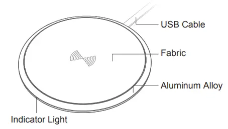 Gem Group 100935 Quinn Wireless Charger-fig2