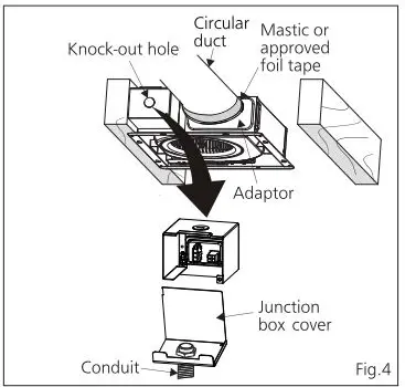 Panasonic FV-0510VSL1 Ventilating Fan with LED Light FIG 11