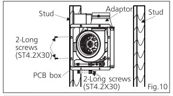 Panasonic FV-0510VSL1 Ventilating Fan with LED Light FIG 17
