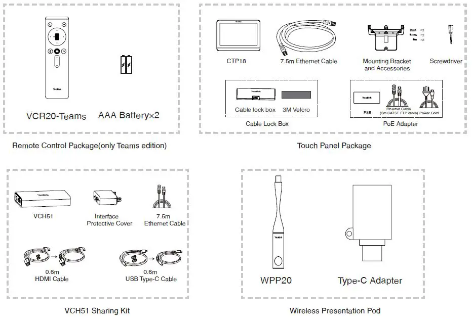 Yealink MeetingBar A20 Microsoft Team Video Bar 2
