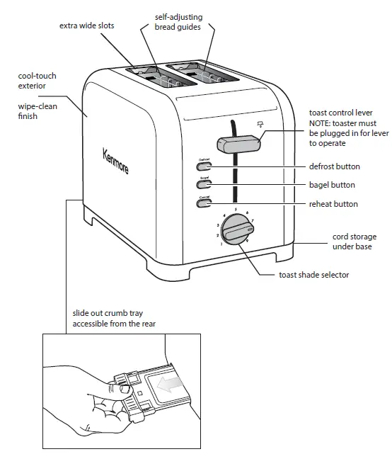 Kenmore-KKTS2S-Series-4-Slice-Stainless-Steel-Silver-Toasterwith-Dual-Controls-1