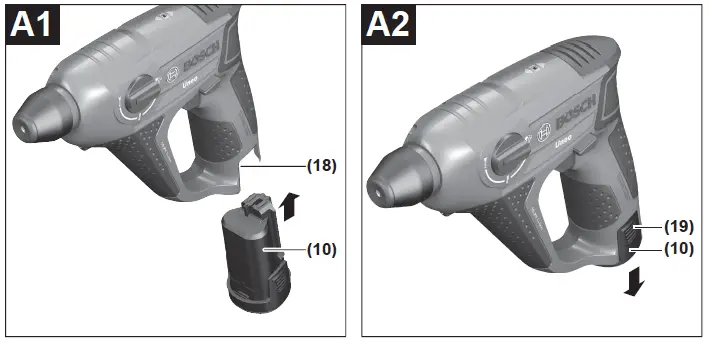BOSCH Uneo Cordless Hammer Lithium + Set of 19 Pieces-2