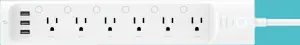 tp-link Kasa Smart Wi-Fi Power Strip, 6-Outlets 1