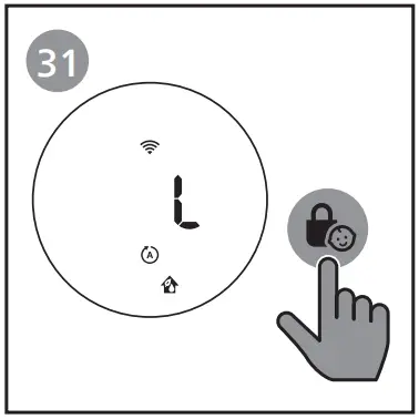 Setting the child lock