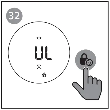 Setting the child lock