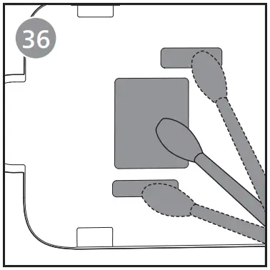 Cleaning the air quality sensor