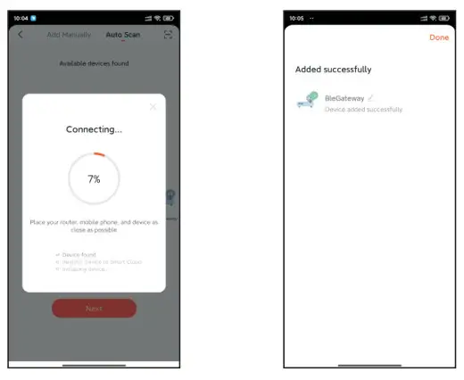 Zhongshan Highyes Electronics BleGateway Mini Smart Gatway - Add device