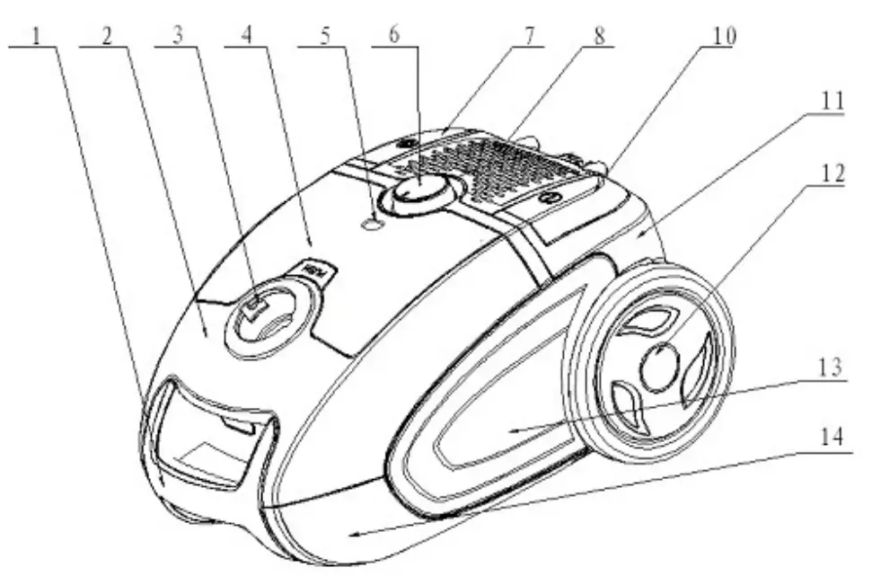 H Koenig axo700 Vacuum Cleaner - parts