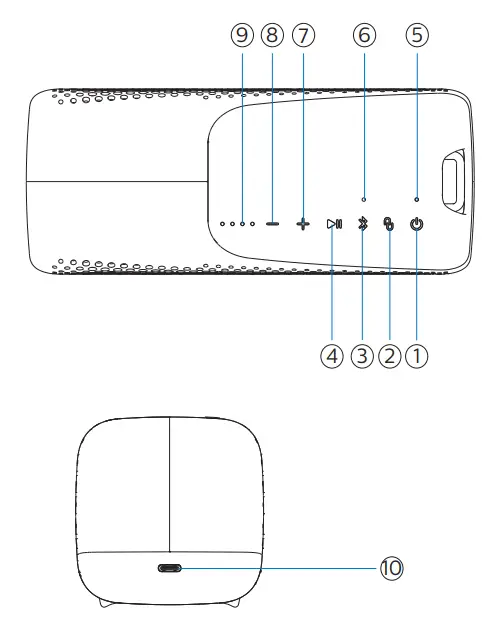 PHILIPS S4807 4000 Series Wireless Speaker-fig1