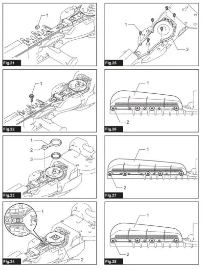 makita UH013G Cordless Hedge Trimmer - fig 4