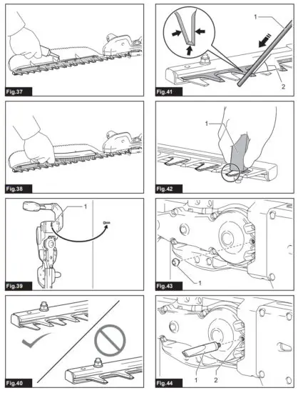 makita UH013G Cordless Hedge Trimmer - fig 6
