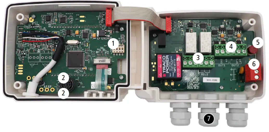 sauermann CTV 210 R Air Velocity and Temperature Sensor - Connections