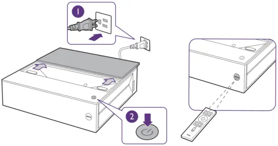 Power on and complete inital setup