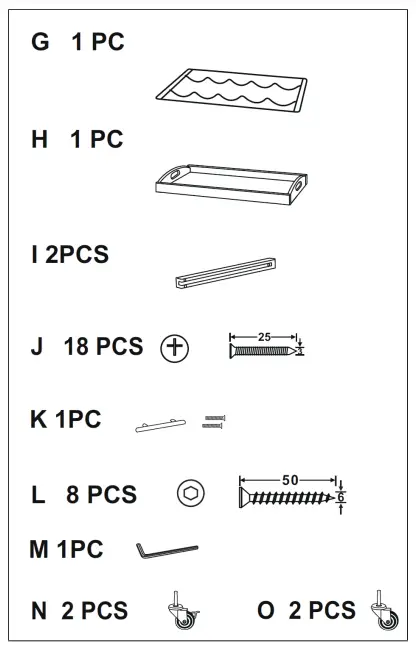 KLARSTEIN 10030776 Vermont Serving Trolley-fig4