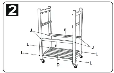 KLARSTEIN 10030776 Vermont Serving Trolley-fig6