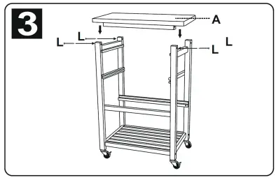 KLARSTEIN 10030776 Vermont Serving Trolley-fig7