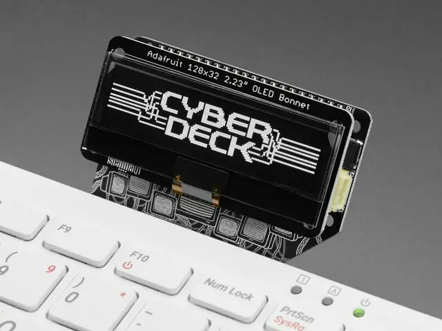 adafruit CYBERDECK Bonnet and HAT for Raspberry Pi 400