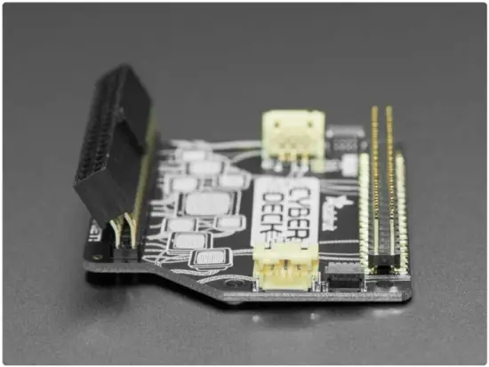 adafruit CYBERDECK Bonnet and HAT for Raspberry Pi 400 - Fig