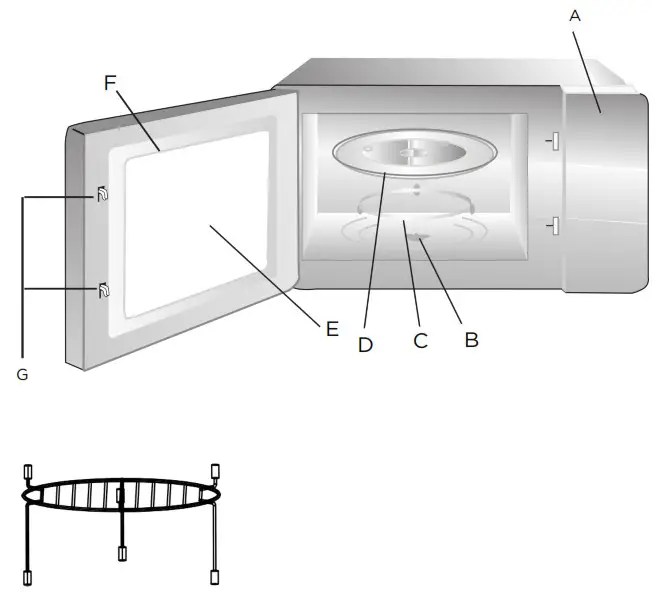 kogan 32L Stainless Steel Convection Microwave Oven with Grill -- Setting up the oven