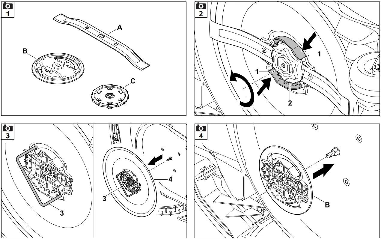 STIHL ALM 030 Viking iMOW 6 Series Blade Set 30cm - FIG 1