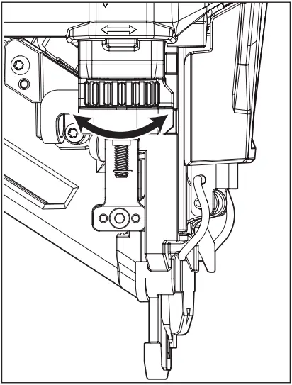 M18 FN15GA - Setting the Depth of Drive