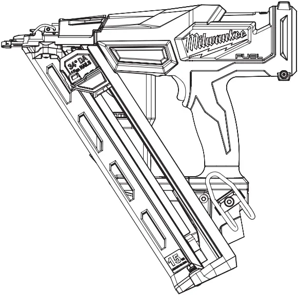 milwaukee M18 FN15GA NAILER
