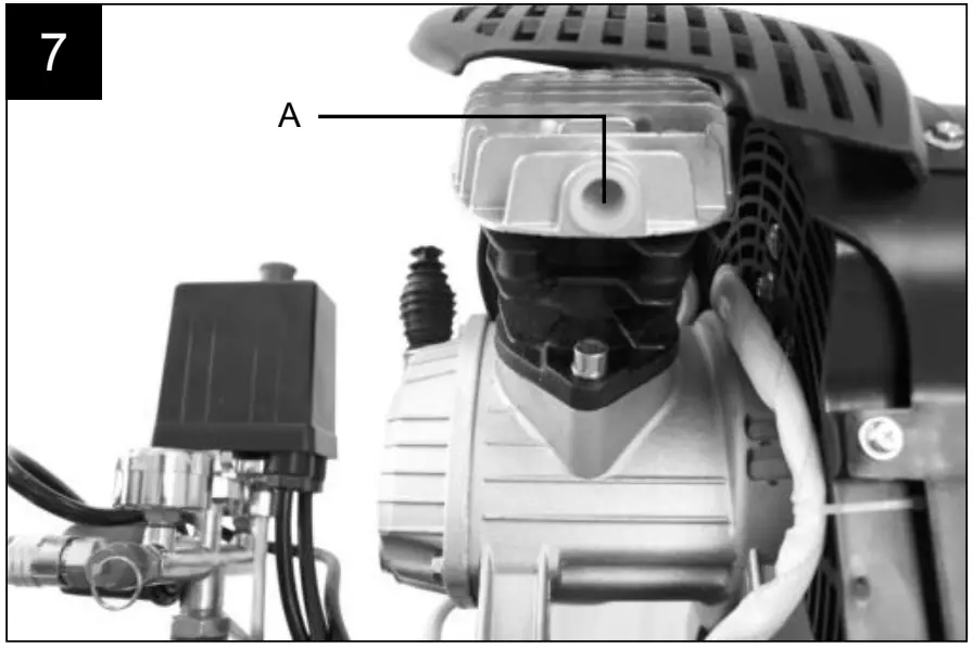 Fitting the air filter