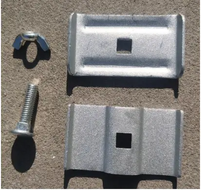 Fudajo 62398 Dog Kennel Fixing the clamps Step 1