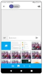 Text and picture messaging