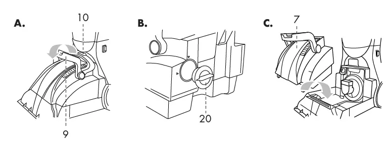 Ewbank EW3070 Hydroc1 Corded Compact Carpet Cleaner fig 5
