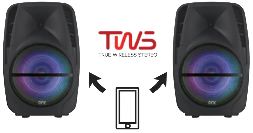 QFX PBX 61161 Portable Speakers - fig1