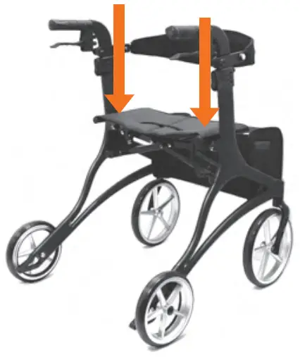 UNFOLDING THE ROLLATOR