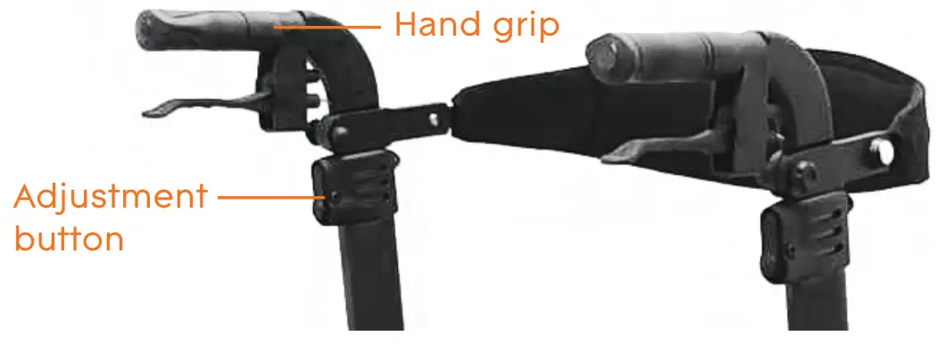 ADJUSTING THE HANDLE HEIGHT