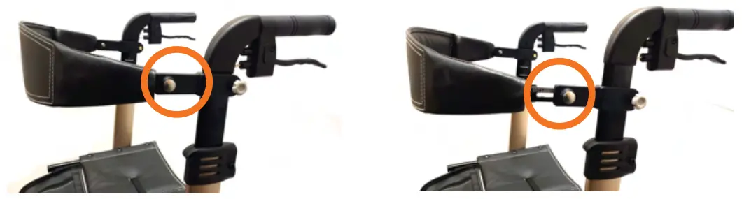 ADJUSTING THE BACKREST