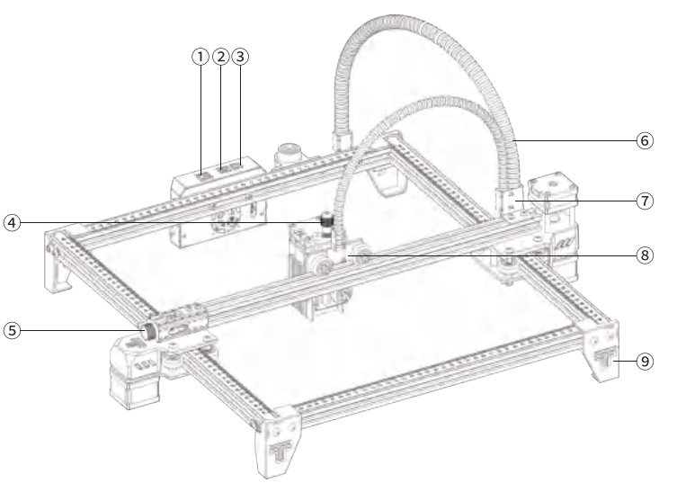 TWOTREES TTS-10 Burn Down Eternity Laser Engraver - Machine 1