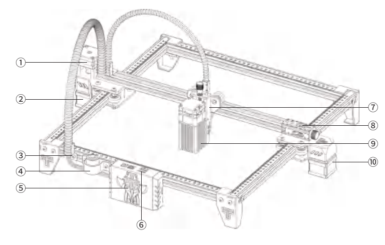 TWOTREES TTS-10 Burn Down Eternity Laser Engraver - Machine