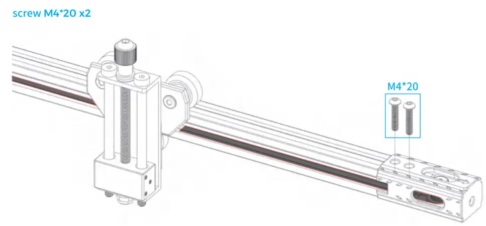 TWOTREES TTS-10 Burn Down Eternity Laser Engraver - assembly 11