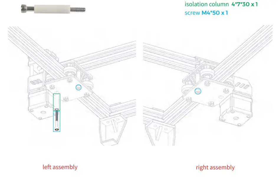 TWOTREES TTS-10 Burn Down Eternity Laser Engraver - assembly 12