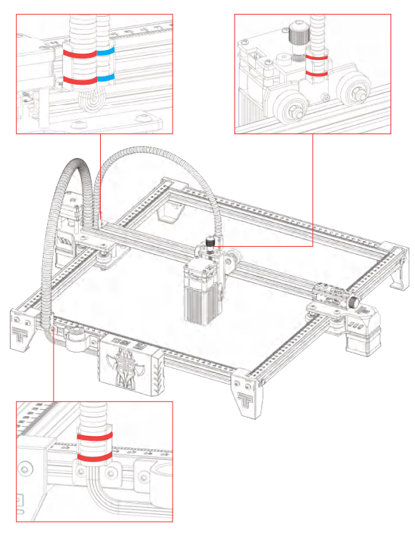TWOTREES TTS-10 Burn Down Eternity Laser Engraver - assembly 19