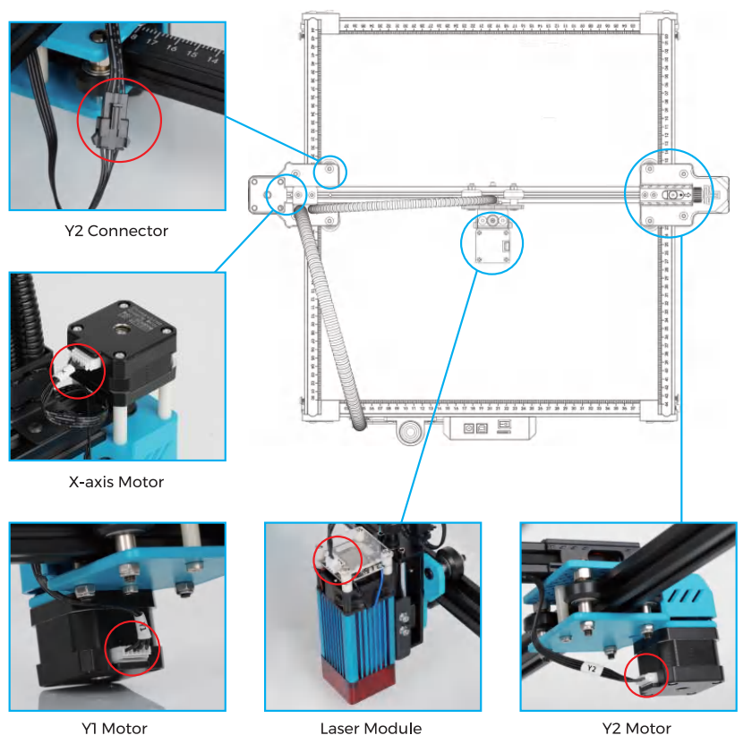 TWOTREES TTS-10 Burn Down Eternity Laser Engraver - assembly 20