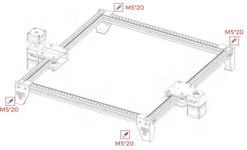TWOTREES TTS-10 Burn Down Eternity Laser Engraver - assembly 3