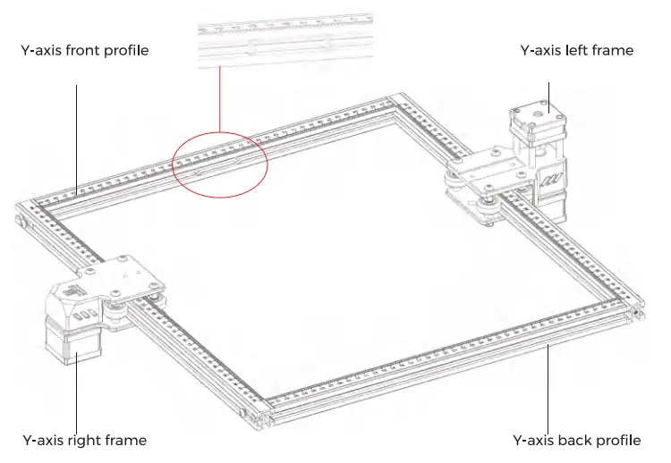 TWOTREES TTS-10 Burn Down Eternity Laser Engraver - assembly