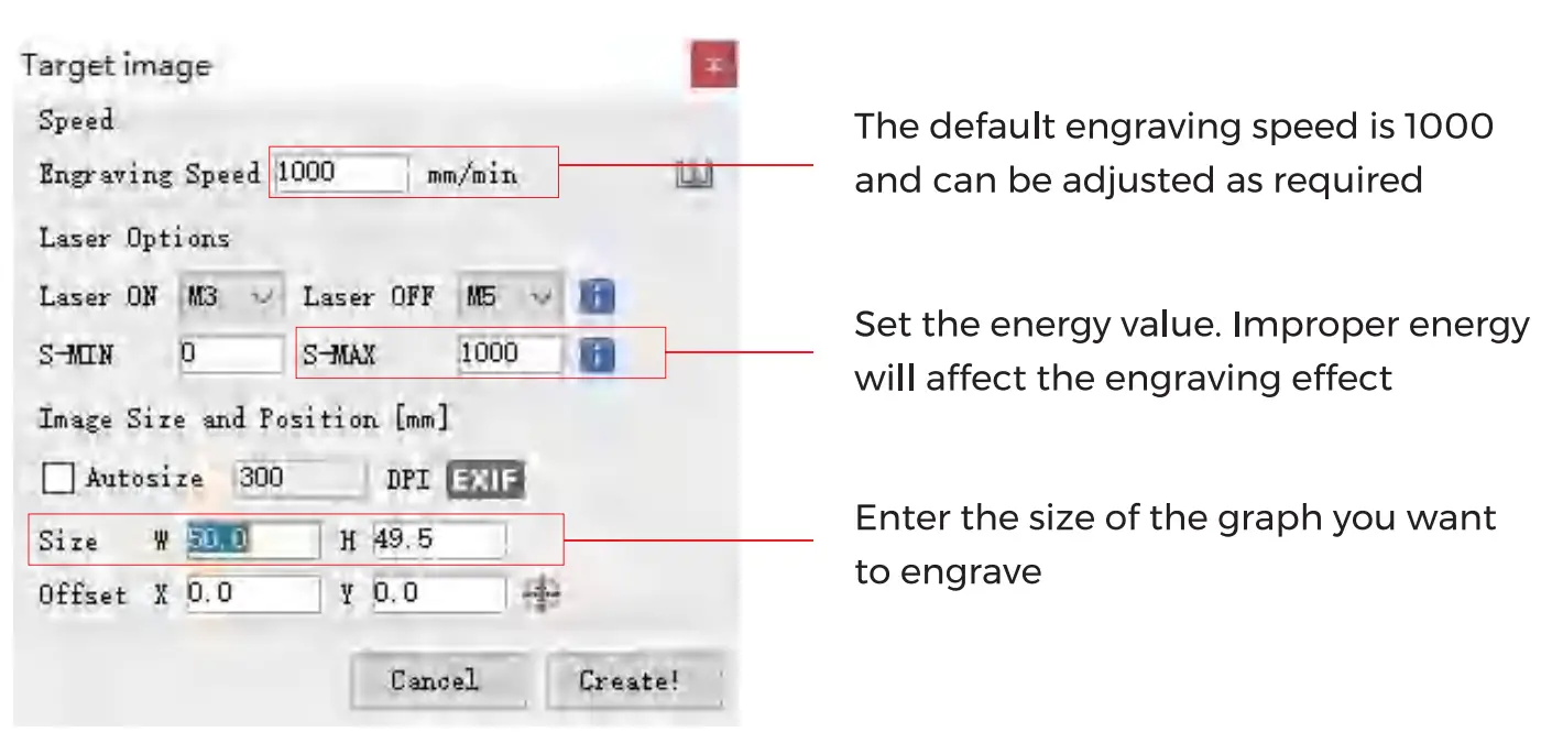 TWOTREES TTS-10 Burn Down Eternity Laser Engraver - setting 4