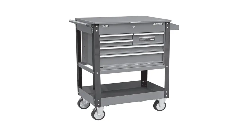 Sealey Ap890m Trolley With 5 Drawers And Lockable Instruction Manual